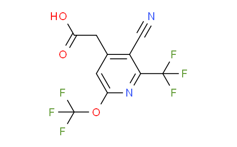 AM166756 | 1806189-18-3 | 3-Cyano-6-(trifluoromethoxy)-2-(trifluoromethyl)pyridine-4-acetic acid