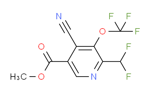 AM166761 | 1806254-26-1 | Methyl 4-cyano-2-(difluoromethyl)-3-(trifluoromethoxy)pyridine-5-carboxylate