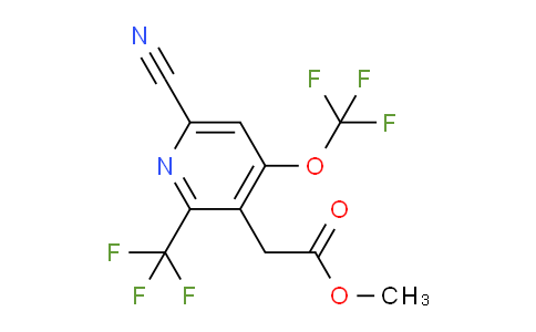 AM166762 | 1804313-40-3 | Methyl 6-cyano-4-(trifluoromethoxy)-2-(trifluoromethyl)pyridine-3-acetate