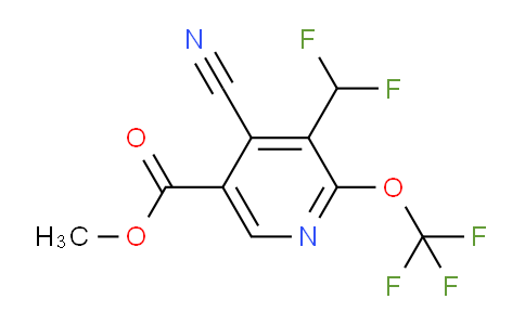 AM166764 | 1804310-55-1 | Methyl 4-cyano-3-(difluoromethyl)-2-(trifluoromethoxy)pyridine-5-carboxylate