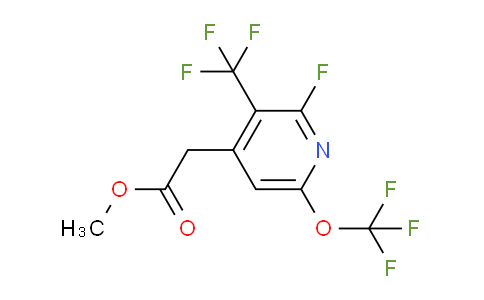 AM166778 | 1805975-71-6 | Methyl 2-fluoro-6-(trifluoromethoxy)-3-(trifluoromethyl)pyridine-4-acetate