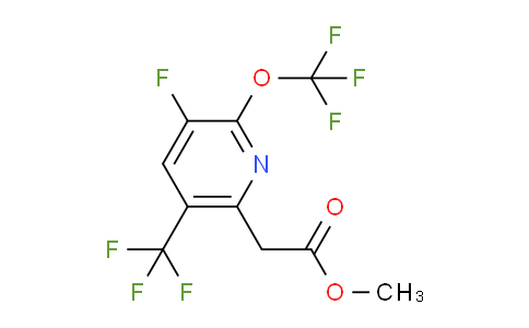 AM166786 | 1804340-16-6 | Methyl 3-fluoro-2-(trifluoromethoxy)-5-(trifluoromethyl)pyridine-6-acetate