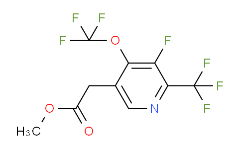 AM166789 | 1806743-43-0 | Methyl 3-fluoro-4-(trifluoromethoxy)-2-(trifluoromethyl)pyridine-5-acetate