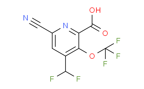 AM166799 | 1805926-70-8 | 6-Cyano-4-(difluoromethyl)-3-(trifluoromethoxy)pyridine-2-carboxylic acid