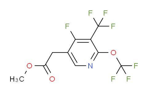 AM166800 | 1803676-58-5 | Methyl 4-fluoro-2-(trifluoromethoxy)-3-(trifluoromethyl)pyridine-5-acetate