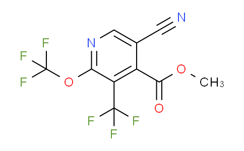 AM166805 | 1803666-97-8 | Methyl 5-cyano-2-(trifluoromethoxy)-3-(trifluoromethyl)pyridine-4-carboxylate