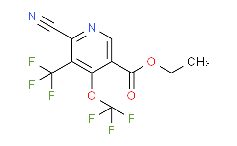 AM166815 | 1804735-54-3 | Ethyl 2-cyano-4-(trifluoromethoxy)-3-(trifluoromethyl)pyridine-5-carboxylate