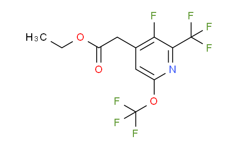 AM166819 | 1804808-69-2 | Ethyl 3-fluoro-6-(trifluoromethoxy)-2-(trifluoromethyl)pyridine-4-acetate