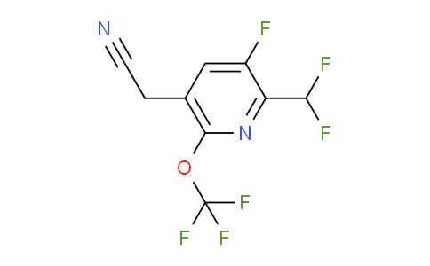 AM166824 | 1805976-06-0 | 2-(Difluoromethyl)-3-fluoro-6-(trifluoromethoxy)pyridine-5-acetonitrile