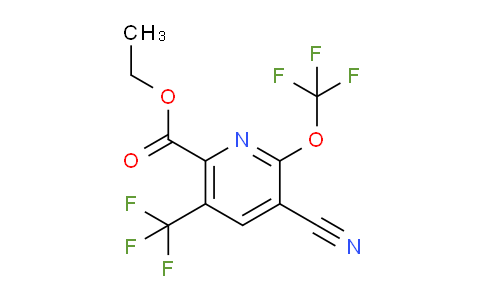AM166825 | 1803667-04-0 | Ethyl 3-cyano-2-(trifluoromethoxy)-5-(trifluoromethyl)pyridine-6-carboxylate