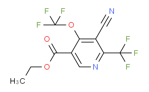 AM166827 | 1804323-58-7 | Ethyl 3-cyano-4-(trifluoromethoxy)-2-(trifluoromethyl)pyridine-5-carboxylate