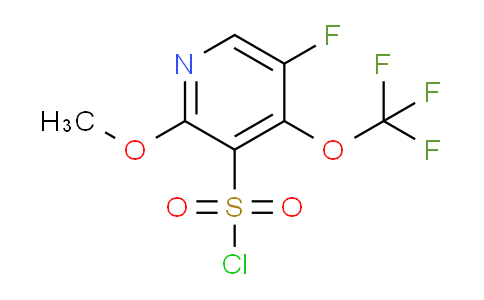 5-Fluoro-2-methoxy-4-(trifluoromethoxy)pyridine-3-sulfonyl chloride