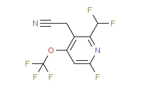 AM166841 | 1806711-76-1 | 2-(Difluoromethyl)-6-fluoro-4-(trifluoromethoxy)pyridine-3-acetonitrile
