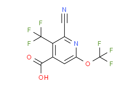 AM166844 | 1803666-53-6 | 2-Cyano-6-(trifluoromethoxy)-3-(trifluoromethyl)pyridine-4-carboxylic acid