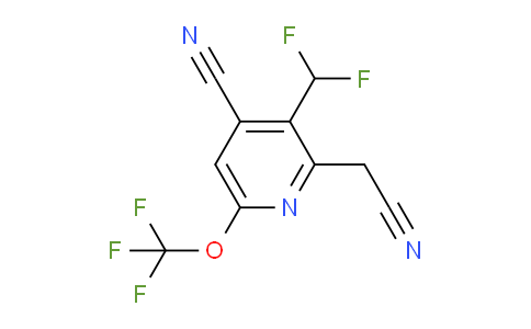 AM166849 | 1804780-86-6 | 4-Cyano-3-(difluoromethyl)-6-(trifluoromethoxy)pyridine-2-acetonitrile
