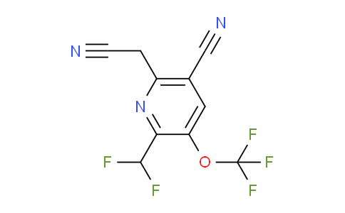 AM166856 | 1804314-75-7 | 5-Cyano-2-(difluoromethyl)-3-(trifluoromethoxy)pyridine-6-acetonitrile