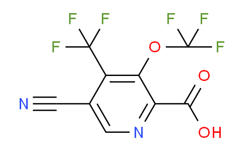 AM166859 | 1804297-01-5 | 5-Cyano-3-(trifluoromethoxy)-4-(trifluoromethyl)pyridine-2-carboxylic acid