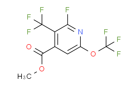 AM166866 | 1803945-77-8 | Methyl 2-fluoro-6-(trifluoromethoxy)-3-(trifluoromethyl)pyridine-4-carboxylate