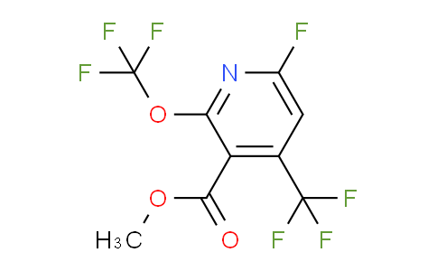 AM166869 | 1804678-67-8 | Methyl 6-fluoro-2-(trifluoromethoxy)-4-(trifluoromethyl)pyridine-3-carboxylate