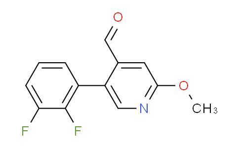 5-(2,3-Difluorophenyl)-2-methoxyisonicotinaldehyde