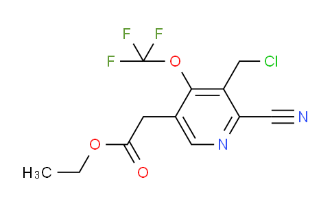 AM166881 | 1806111-18-1 | Ethyl 3-(chloromethyl)-2-cyano-4-(trifluoromethoxy)pyridine-5-acetate