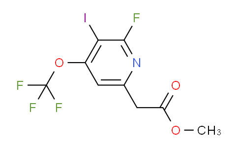 Methyl 2-fluoro-3-iodo-4-(trifluoromethoxy)pyridine-6-acetate