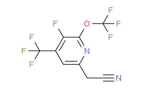 AM166883 | 1803680-78-5 | 3-Fluoro-2-(trifluoromethoxy)-4-(trifluoromethyl)pyridine-6-acetonitrile