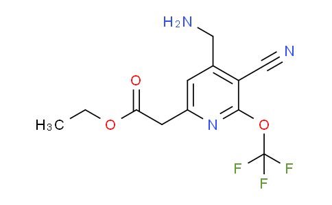 AM166892 | 1804324-92-2 | Ethyl 4-(aminomethyl)-3-cyano-2-(trifluoromethoxy)pyridine-6-acetate