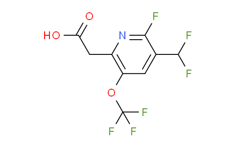 AM166894 | 1806713-91-6 | 3-(Difluoromethyl)-2-fluoro-5-(trifluoromethoxy)pyridine-6-acetic acid