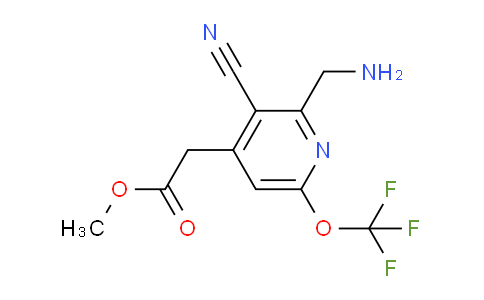 AM166901 | 1803657-25-1 | Methyl 2-(aminomethyl)-3-cyano-6-(trifluoromethoxy)pyridine-4-acetate