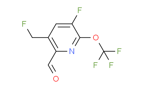AM166905 | 1803656-89-4 | 3-Fluoro-5-(fluoromethyl)-2-(trifluoromethoxy)pyridine-6-carboxaldehyde