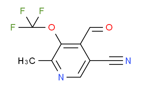 5-Cyano-2-methyl-3-(trifluoromethoxy)pyridine-4-carboxaldehyde