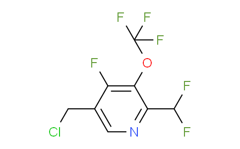 5-(Chloromethyl)-2-(difluoromethyl)-4-fluoro-3-(trifluoromethoxy)pyridine