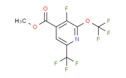 Methyl 3-fluoro-2-(trifluoromethoxy)-6-(trifluoromethyl)pyridine-4-carboxylate