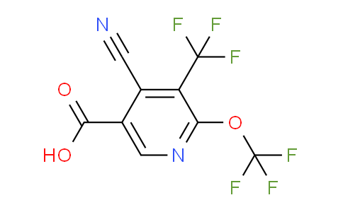 AM166932 | 1804813-65-7 | 4-Cyano-2-(trifluoromethoxy)-3-(trifluoromethyl)pyridine-5-carboxylic acid