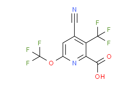 AM166936 | 1806253-78-0 | 4-Cyano-6-(trifluoromethoxy)-3-(trifluoromethyl)pyridine-2-carboxylic acid