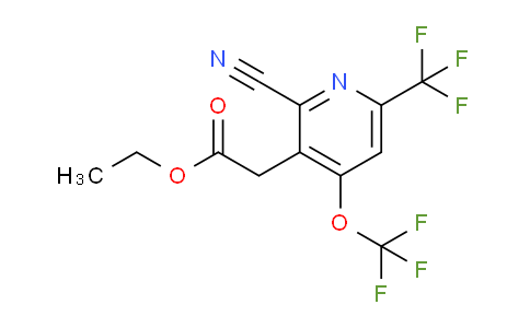 AM166959 | 1804314-57-5 | Ethyl 2-cyano-4-(trifluoromethoxy)-6-(trifluoromethyl)pyridine-3-acetate