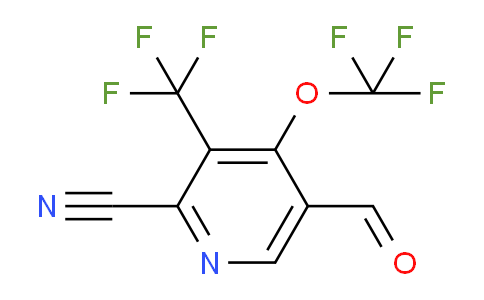 AM166961 | 1804622-66-9 | 2-Cyano-4-(trifluoromethoxy)-3-(trifluoromethyl)pyridine-5-carboxaldehyde