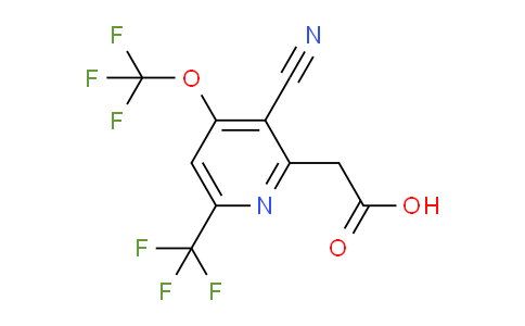 AM166967 | 1804780-16-2 | 3-Cyano-4-(trifluoromethoxy)-6-(trifluoromethyl)pyridine-2-acetic acid