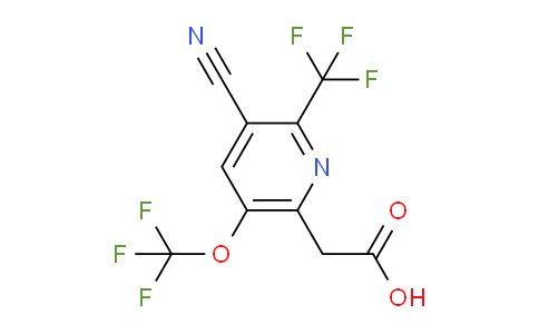 AM166969 | 1804735-82-7 | 3-Cyano-5-(trifluoromethoxy)-2-(trifluoromethyl)pyridine-6-acetic acid
