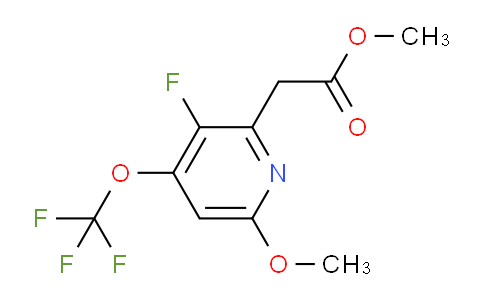 AM166973 | 1804626-74-1 | Methyl 3-fluoro-6-methoxy-4-(trifluoromethoxy)pyridine-2-acetate