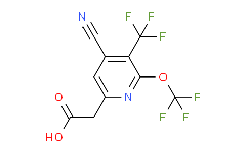 AM166974 | 1805923-59-4 | 4-Cyano-2-(trifluoromethoxy)-3-(trifluoromethyl)pyridine-6-acetic acid