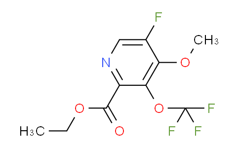 Ethyl 5-fluoro-4-methoxy-3-(trifluoromethoxy)pyridine-2-carboxylate