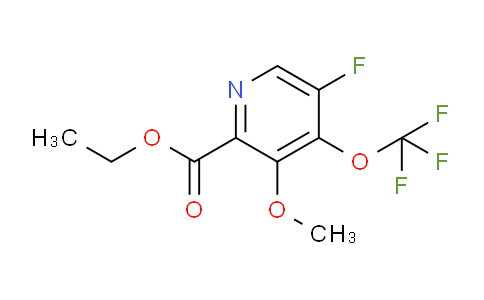Ethyl 5-fluoro-3-methoxy-4-(trifluoromethoxy)pyridine-2-carboxylate
