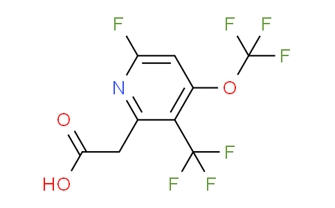6-Fluoro-4-(trifluoromethoxy)-3-(trifluoromethyl)pyridine-2-acetic acid