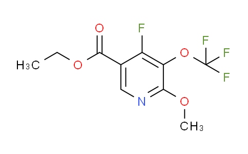 AM166984 | 1804301-84-5 | Ethyl 4-fluoro-2-methoxy-3-(trifluoromethoxy)pyridine-5-carboxylate