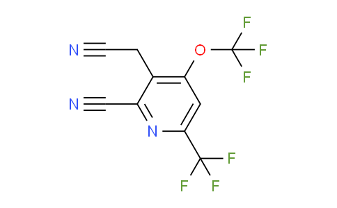 AM166996 | 1804342-88-8 | 2-Cyano-4-(trifluoromethoxy)-6-(trifluoromethyl)pyridine-3-acetonitrile