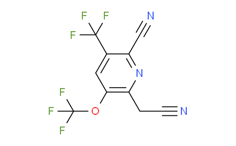 AM166998 | 1804330-25-3 | 2-Cyano-5-(trifluoromethoxy)-3-(trifluoromethyl)pyridine-6-acetonitrile