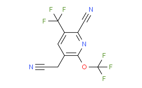 AM167001 | 1806164-15-7 | 2-Cyano-6-(trifluoromethoxy)-3-(trifluoromethyl)pyridine-5-acetonitrile
