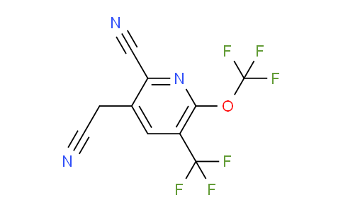 AM167005 | 1804321-69-4 | 2-Cyano-6-(trifluoromethoxy)-5-(trifluoromethyl)pyridine-3-acetonitrile